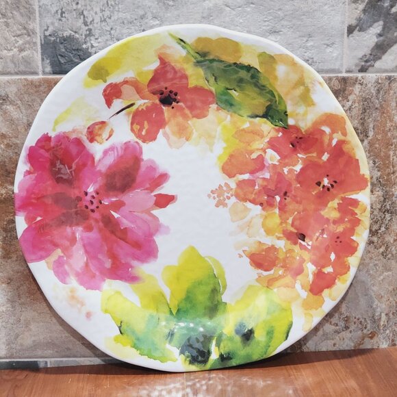 Nicole Miller Homes Large Melamine Serving Platter Dish Tray - Picture 1 of 12